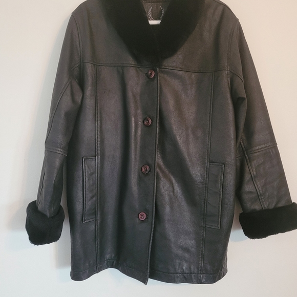 Original leather wear Jaket size 12 - Picture 4 of 5